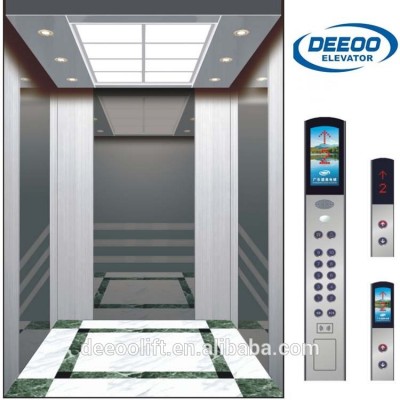 Cheap Price 6 persons 450kg VVVF control small passenger elevator lift